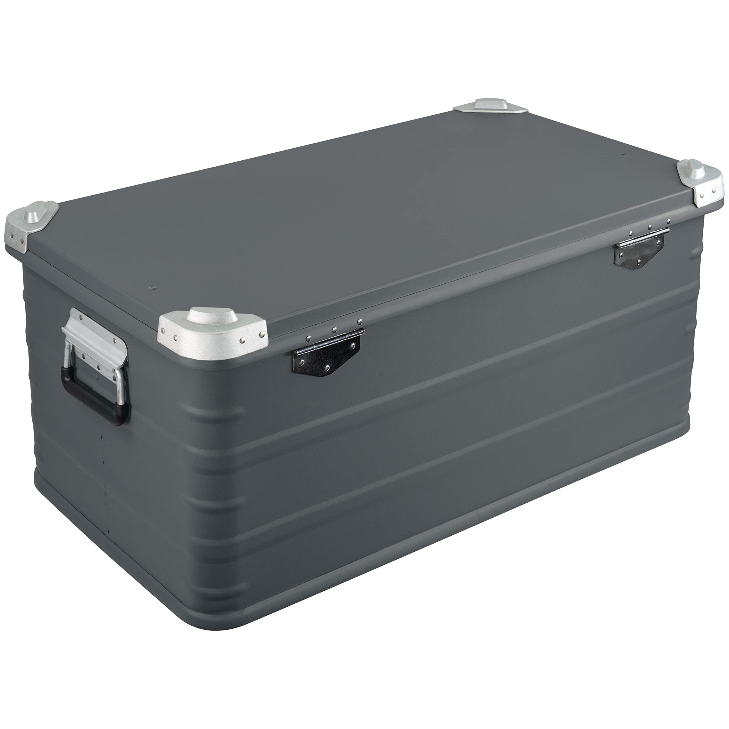 Eylar Eylar Crossover Aluminum Overland Storage, Trunk, Metal Cargo Case, Storage Box (95L Large, Gray)