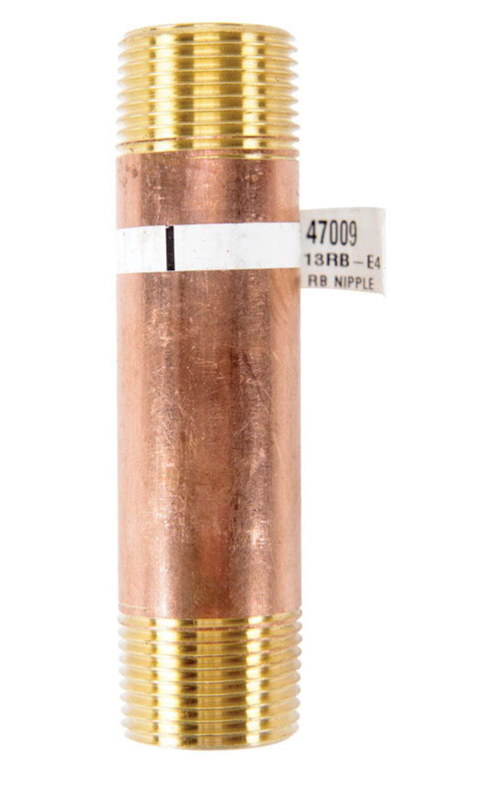 JMF JMF 3/4 in. MPT x 4 in. L Brass Nipple