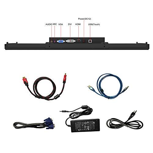 GreenTouch GreenTouch 15.6 Inch 10 Points Open Frame Touch Display, Industrial PCAP Touchscreen Monitor, VGA+HDMI+DVI Port - 16:9