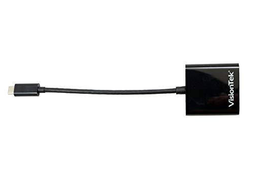 VisionTek VisionTek USB C 3.1 to VGA Adapter, Male to Female, for iPad Pro, MacBook Pro, Chromebook, Lenovo, Dell, HP, Desktop Graphics and More (900818)