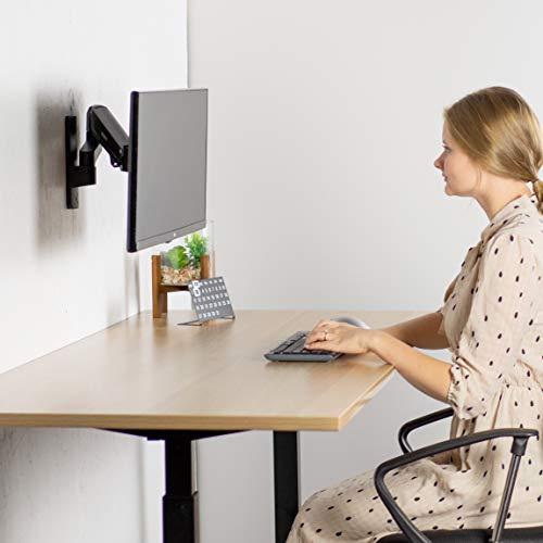 VIVO VIVO Premium Aluminum Single TV Wall Mount for 23 to 43 inch Screens, Adjustable Arm, Fits up to VESA 200x200, MOUNT-G200B