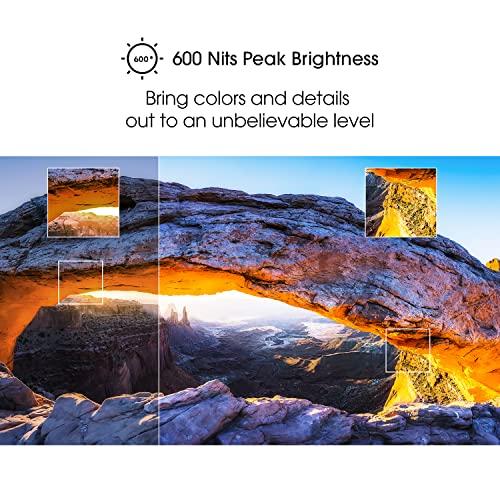 Hisense Hisense ULED 4K Premium 75U6G Quantum Dot QLED Series 75-Inch Android 4K Smart TV with Alexa Compatibility, 600-nit HDR10+, Dolby Vision & Atmos, Voice Remote (2021 Model)