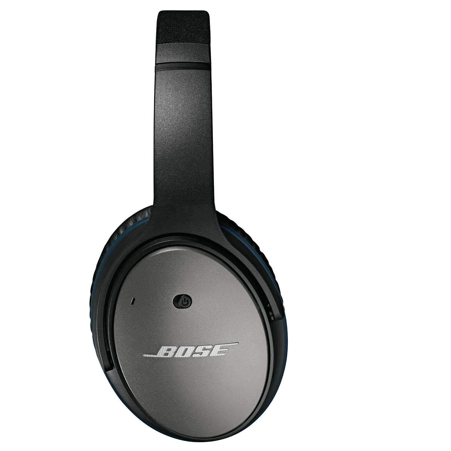 Bose Bose QuietComfort 25 Acoustic Noise Cancelling Headphones for Apple Devices, Black (Renewed)