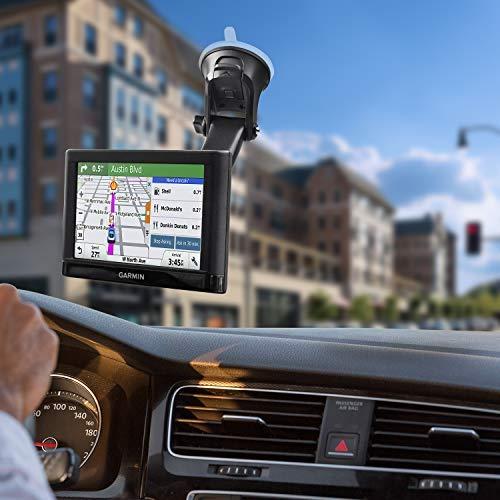 1Zero GPS Suction Cup Mount for Garmin [Quick Extension Arm], Replacement GPS Dash Ball Mount Dashboard Windshield Car Holder for Garmin Nuvi Dezl Drive Drivesmart Zumo Driveassist DriveLuxe StreetPilot RV
