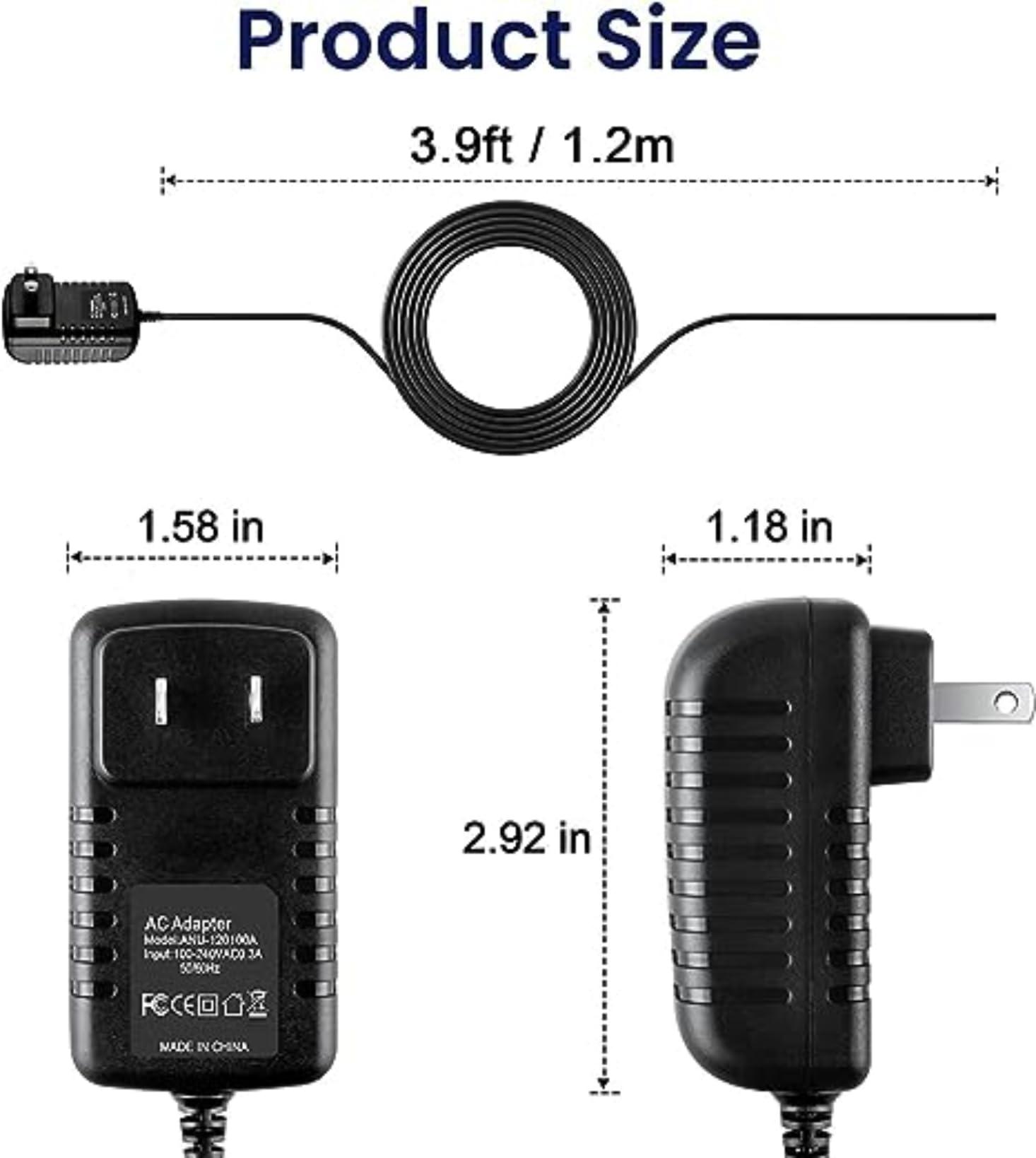 Marg Marg Replacement Charger for Diall Black and Red 3.7V 2000mAh LED Torch GSUF021