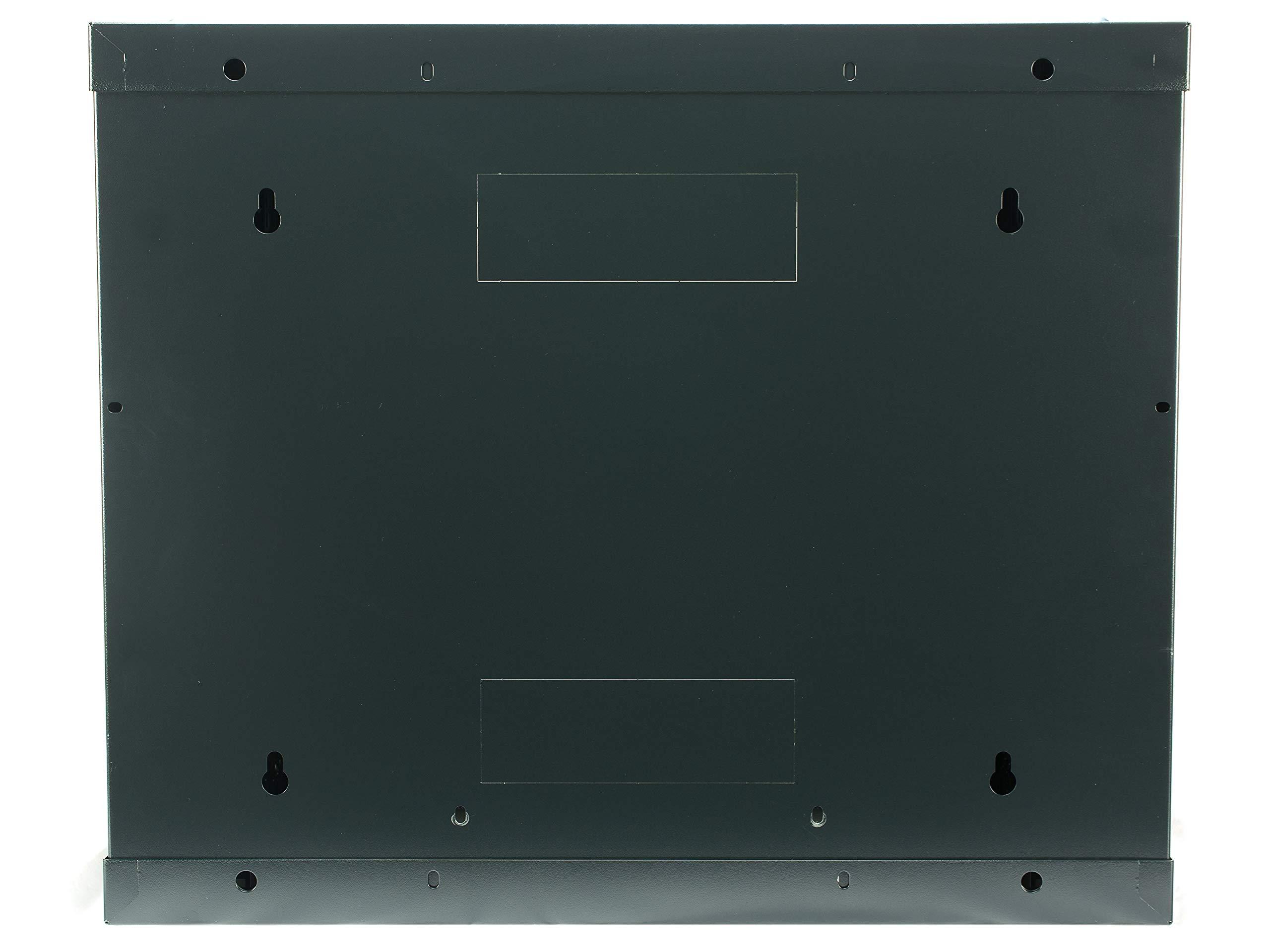 Networx® Networx 6U Wall Mount Server Cabinet - 18 Inch Depth, Vented Door, Flat Packed