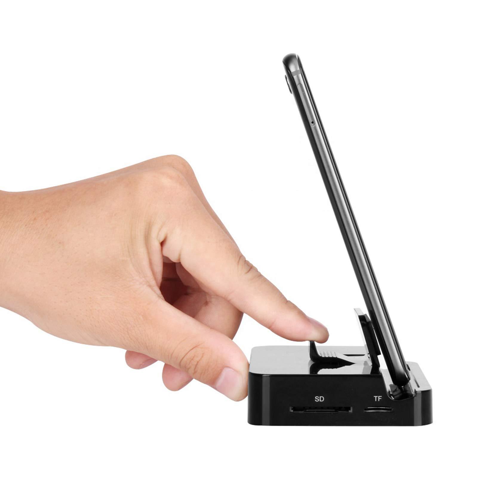 jehdfbvssjcbcsvfd USB Type C Hub Phone Charging Docking Station with 4K HDMI 2 USB3.0 SD TF Card Reader USB Extension Splitter for Huawei Mate10 P20 Samsung S8 S9