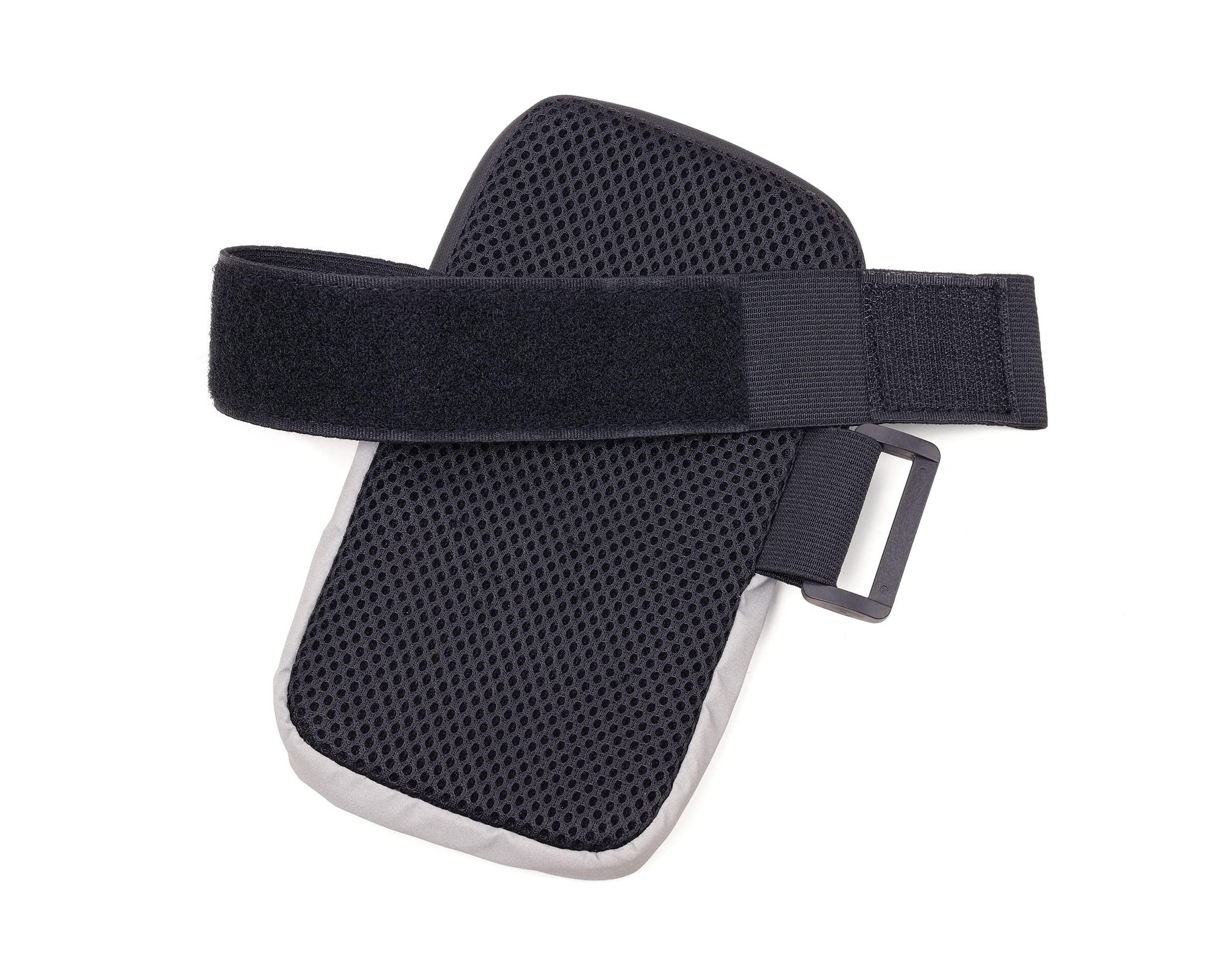 Troika Troika ABG03/GY Arm Bag with 2 Zipped Compartments Polyester in Grey/Black Reflective, Grey/Black, 12cm, Modern