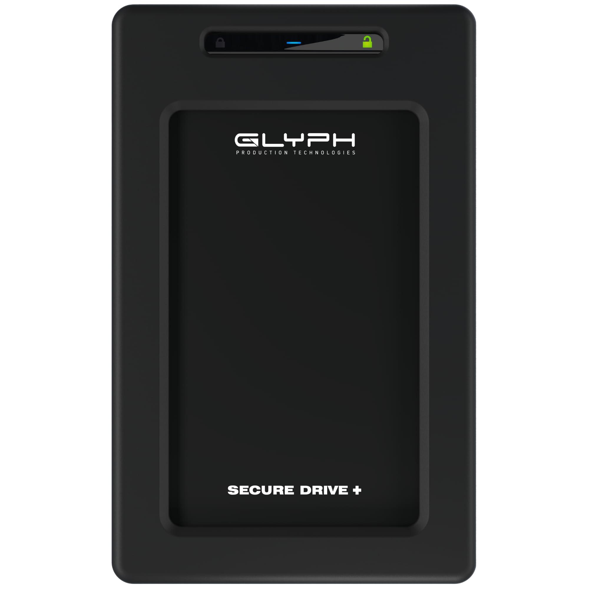 Glyph Production Technologies Glyph SecureDrive+ 8TB Professional Encrypted Rugged Mobile SSD with Bluetooth