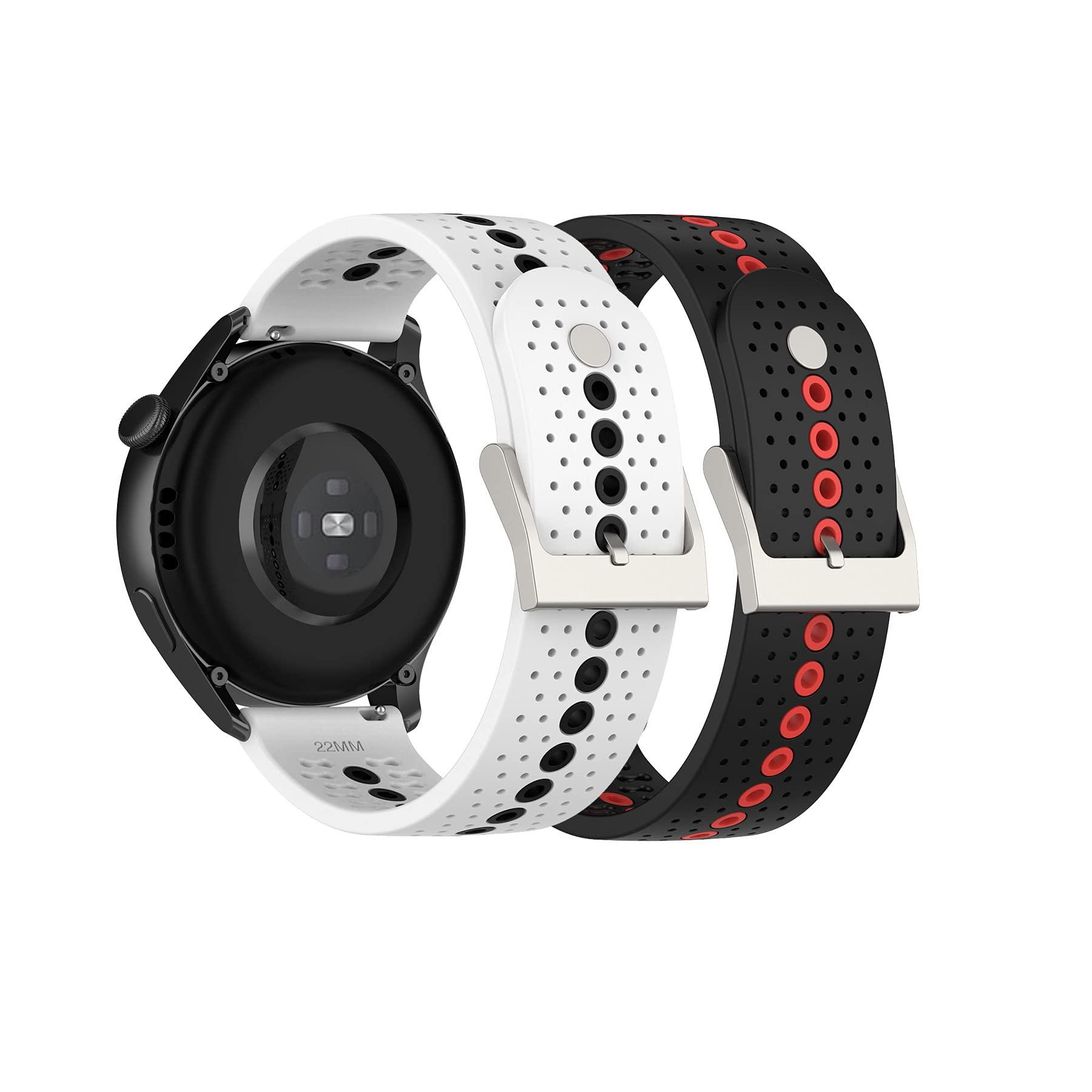 Senter Senter Watch Bands for Samsung Galaxy Watch 4 and Galaxy Watch 4 Classic Bands,Soft Silicone Sport Replacement Band for Samsung Galaxy Watch 4/Classic Smart Watch