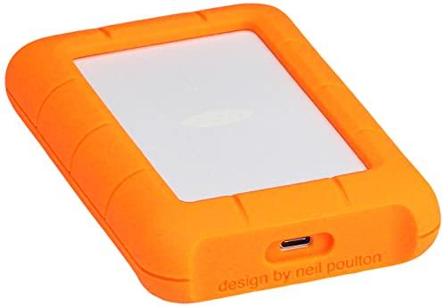 LaCie LaCie Rugged USB-C, 5TB, Portable External Hard Drive, Drop, Shock, Dust, Rain Resistant, for Mac & PC (STFR5000800)