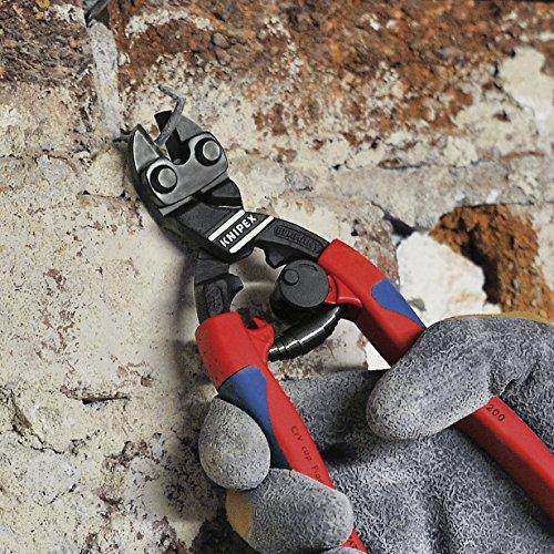 KNIPEX KNIPEX Tools 71 22 200 SBA Angled CoBolt Cutters, 8-Inch