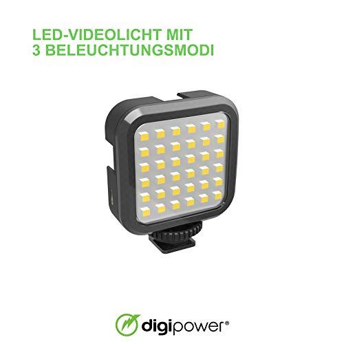 DigiPower DigiPower Follow Me #GoViral Vlogging Kit for Cameras & Phones | with Microphone, 36 LED Light, Smartphone Grip, Wireless Shutter Remote, Tripod | Vlogging Equipment for YouTube, Instagram & Tiktok