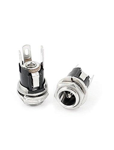 uxcell uxcell 7 Pcs 5.5x2.1mm DC Power Supply Jack Socket Female Panel Mount Connector