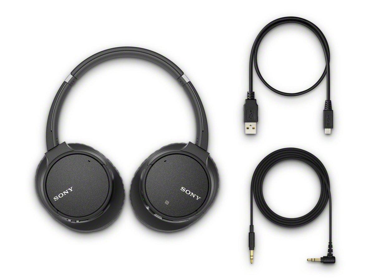 Sony SONY WH-CH700N Wireless Noise Canceling Over-the-Ear Headphones - Black (Renewed)