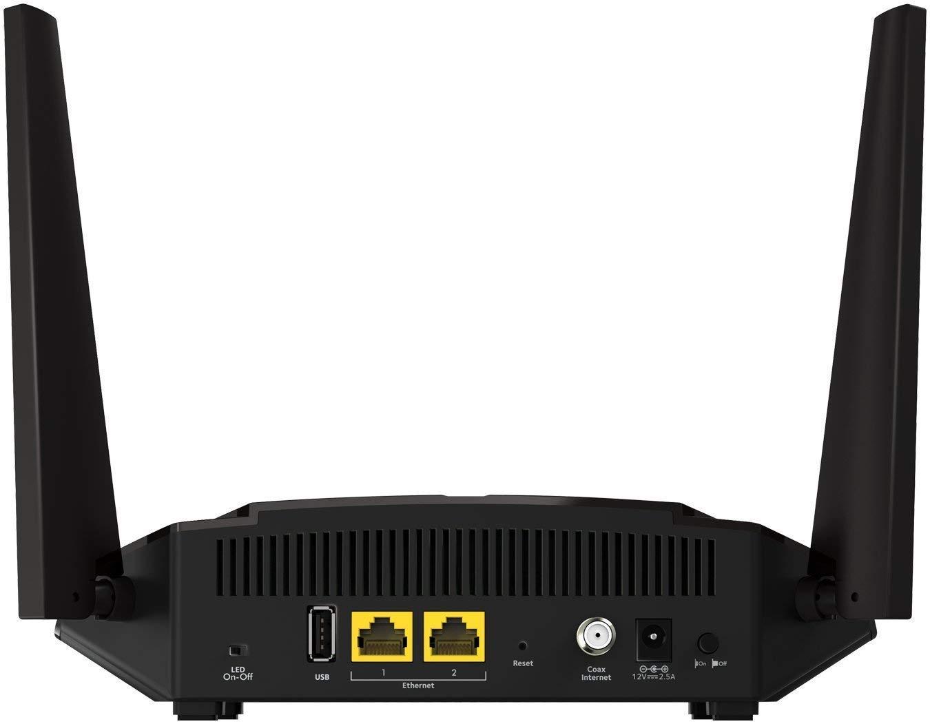 NETGEAR NETGEAR Cable Modem WiFi Router Combo C6220, Compatible With All Cable Providers Including Xfinity by Comcast, Spectrum, Cox, AC1200 WiFi Speed, DOCSIS 3.0 (Renewed)