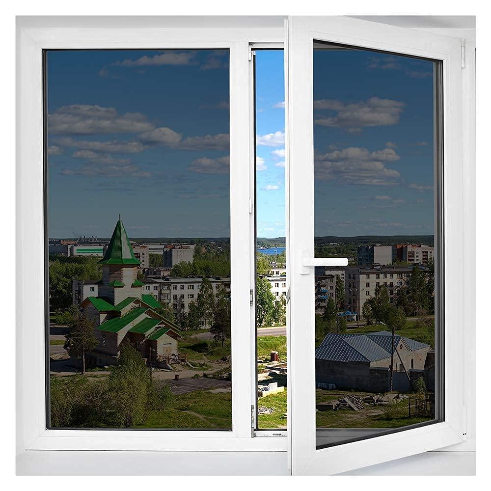 Buydecorativefilm BDF S4MB05 Window Film Security and Daytime Privacy 4 Mil Black 5 (Very Dark) - 24in X 25ft