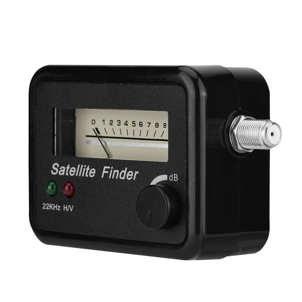 Miskall Satellite Signal Finder Digital Satellite White On Black Abs Mental 9502 Satellite Finder with Black Background and White Sat Finder 13 18V Dc Satellite Finder