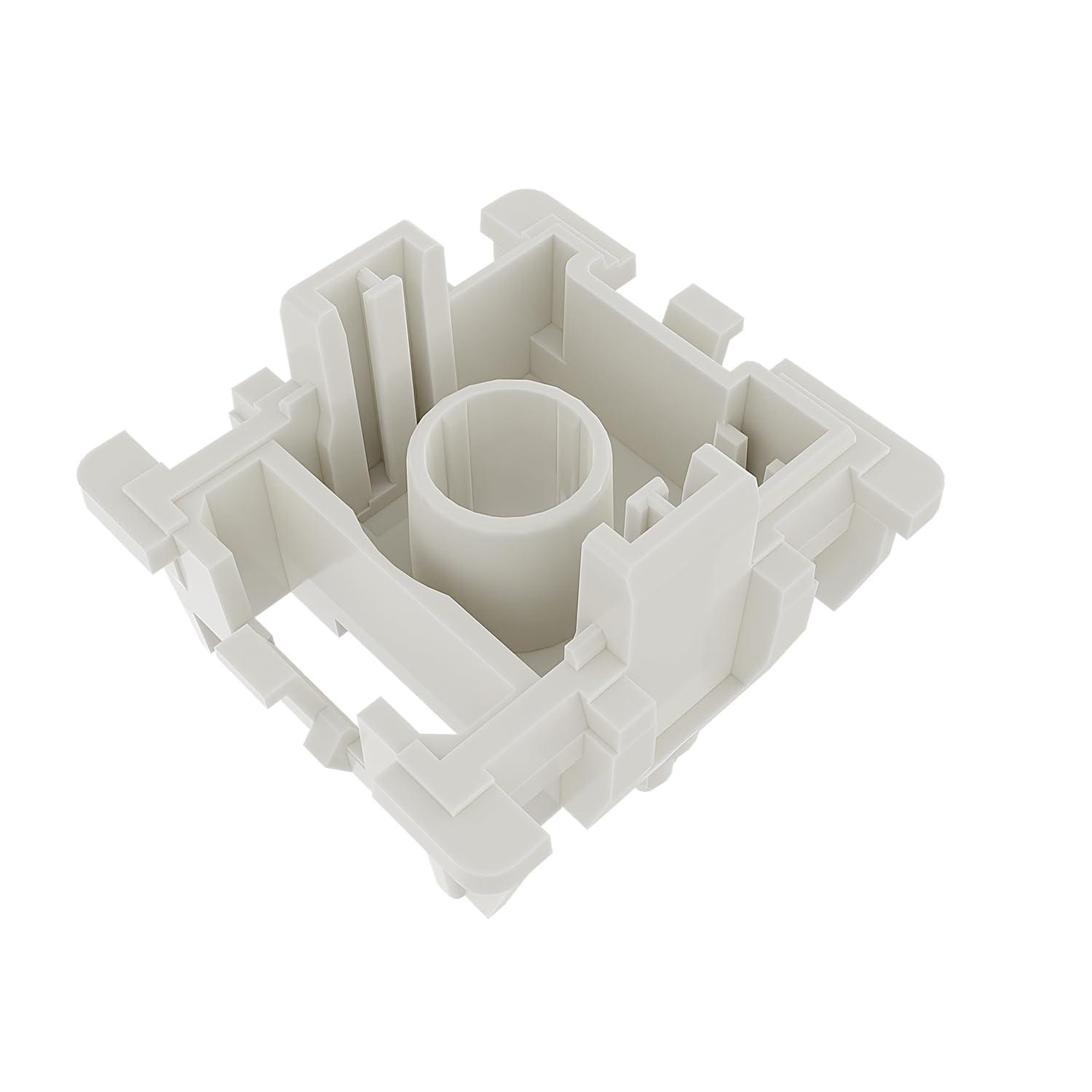 GATERON GATERON KS-20 Dual-Rail Magnetic Orange Keyboard Switches, Linear Factory Pre-lubed Freely Setting Pre-Travel Key Switches for Mechanical Keyboard(70PCS)