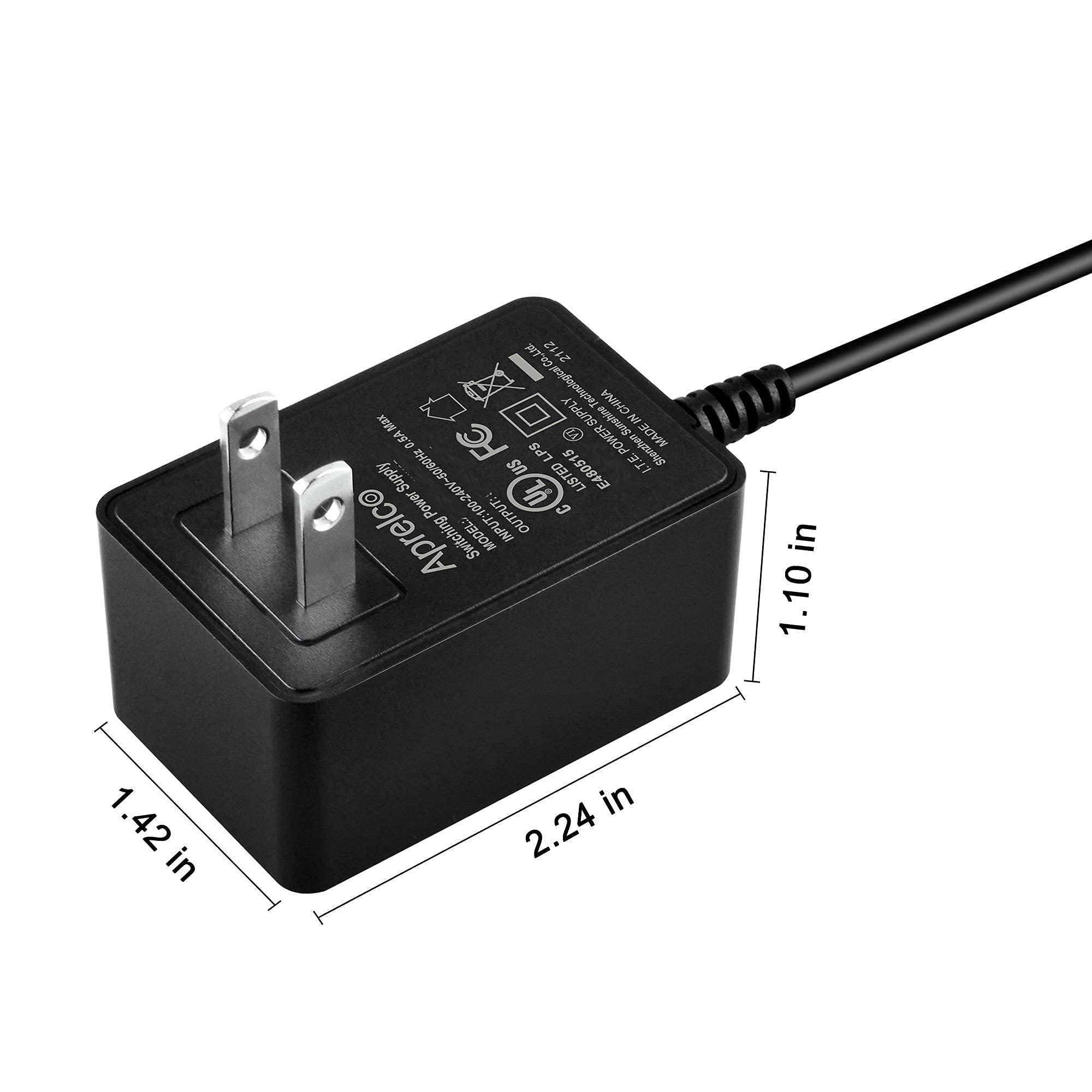 Aprelco Aprelco UL Listed AC-DC Adapter Charger Replacement for Danelectro Amps Honeytone N-10 & Honeytone eStudio E-15 Switching Transformer Power Supply Cord Mains PSU AC110-240V