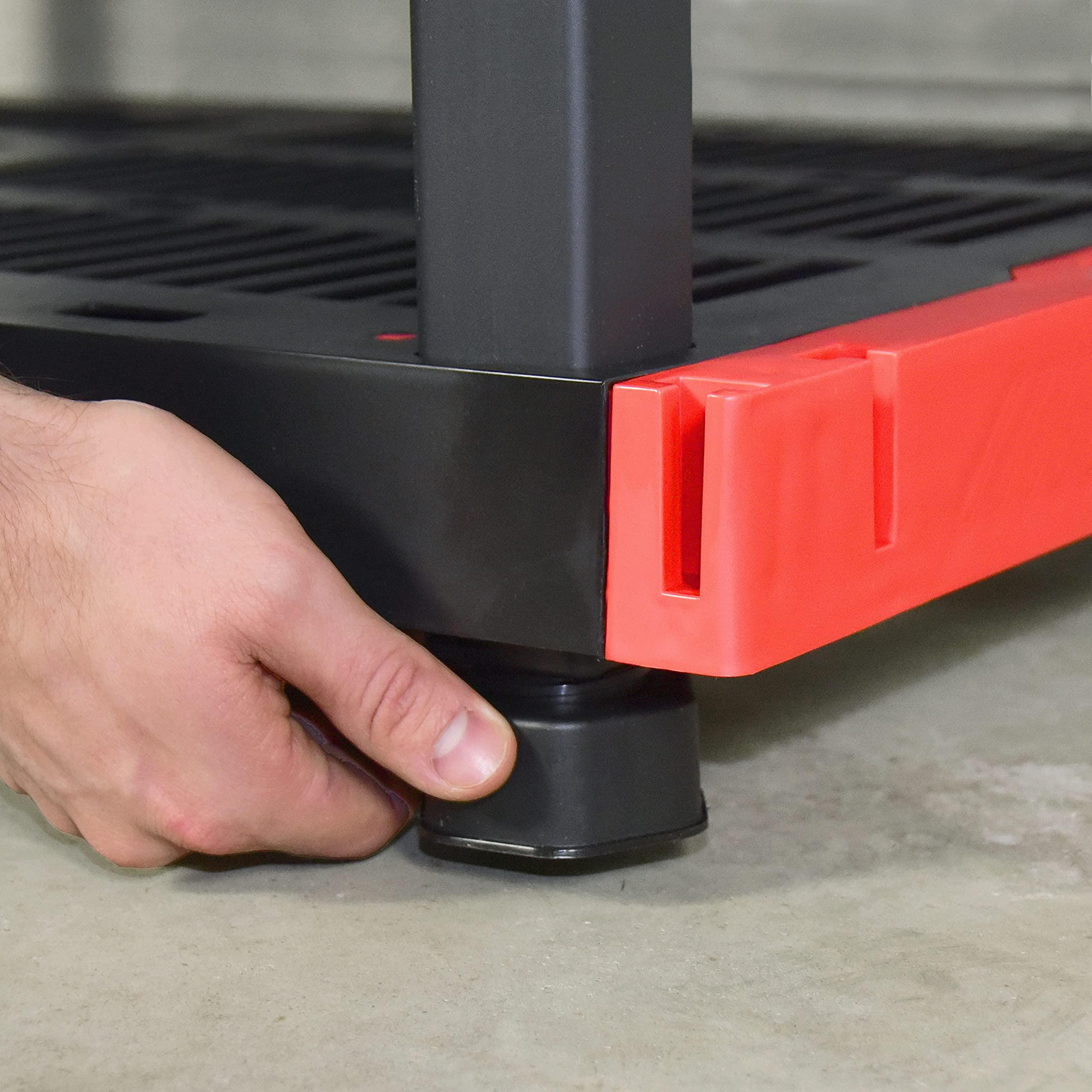 CX CX Craftsman, 5-Tier Highly Durable Storage Rack, 200lbs/shelf, (72.3H x 40W x 24D), Interlocking Shelving Unit and Weather-Resistant Design, American Made Garage Shelf