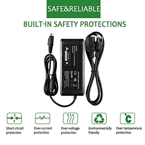 Dysead Dysead 4-Pin 12V AC/DC Adapter for CWT Channel Well Technology KPL-060F 4 Prong Power