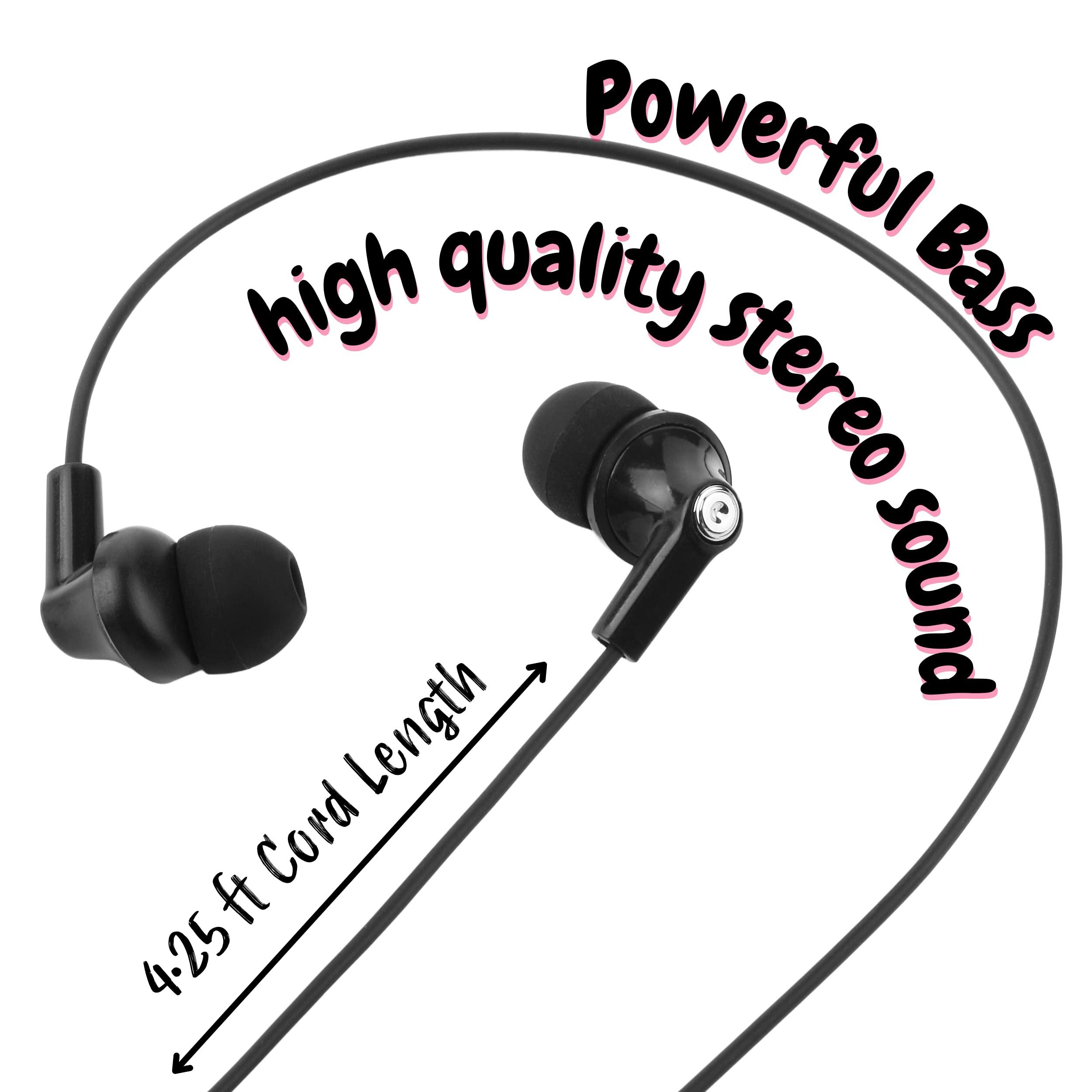 Mr. Pen Mr. Pen- Ear Bud with Microphone for School, 4.25 Ft, 3.5mm Jack, Wired Earphones, Earbuds, in Ear Headphones, Earbuds Wired with Microphone, Ear Phones with Microphone, Headphones Earbuds