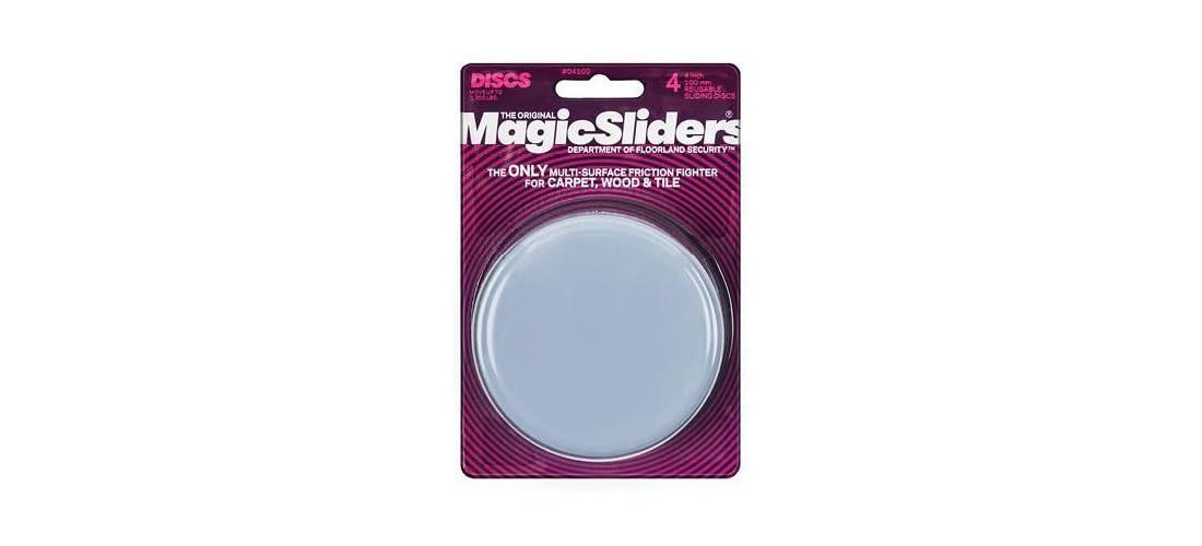Magic Sliders Magic Sliders 4100 Series 4PK 4\" RND Sliding Disc, 1, Blue