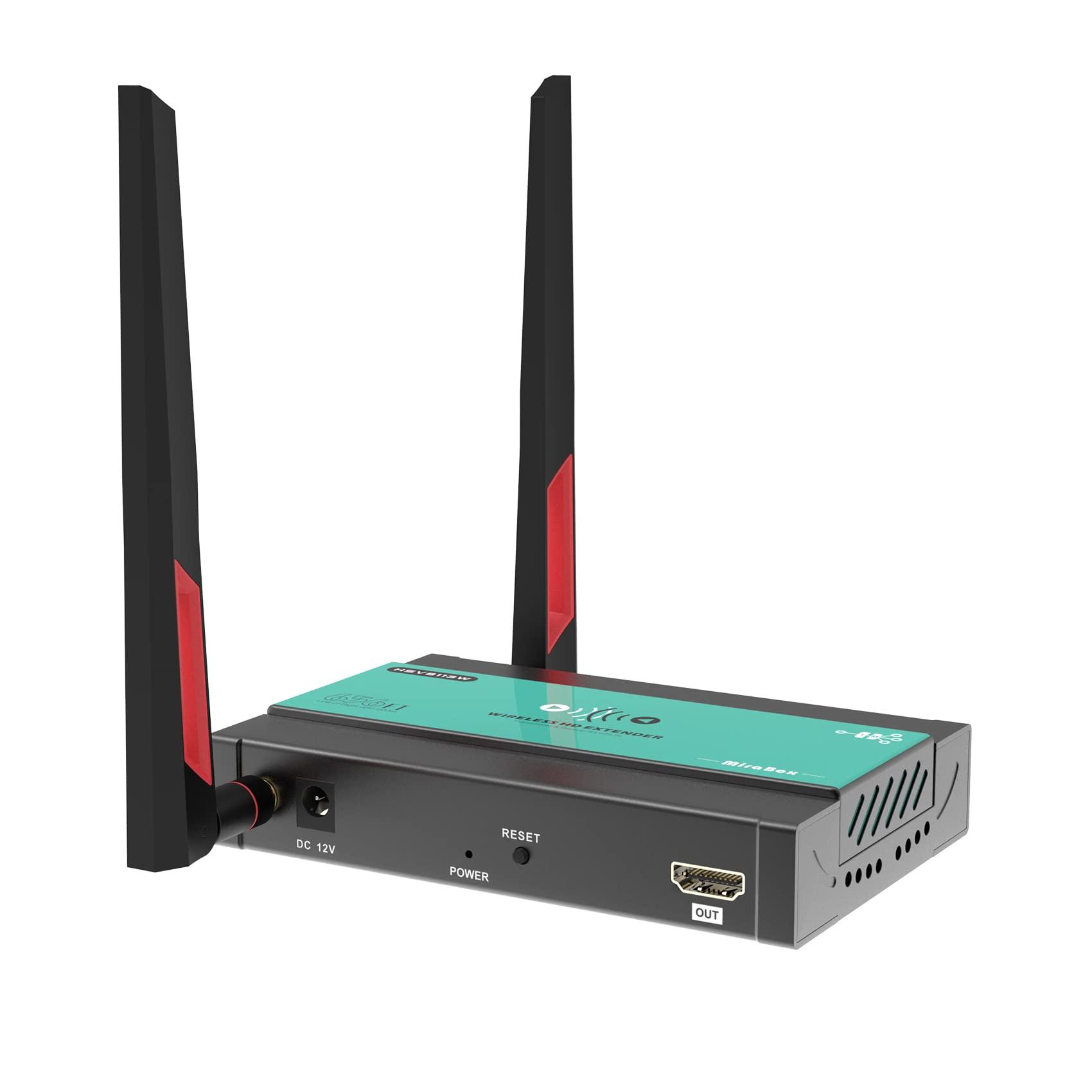 Mirabox 1 Transmitter and 4 Receivers (1TX4RX), Mirabox Wireless HDMI Transmitter and 4 Receivers