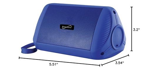 Supersonic Supersonic SC-1450IPX Water Resistant Portable Bluetooth TWS Speaker, IPX6 Water Resistant, Secure Pairing, Micro SD Card Slot, 3.5mm Input, Rechargeable, Convenient Wrist Band (Blue)