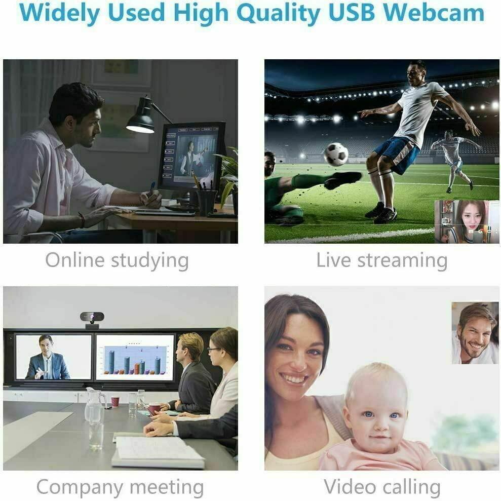 SANOXY SANOXY Notebook PC Web Cam with Built in MIC Webcam Full HD 1080P USB Web Camera Built-in Microphone PC Computer Laptop
