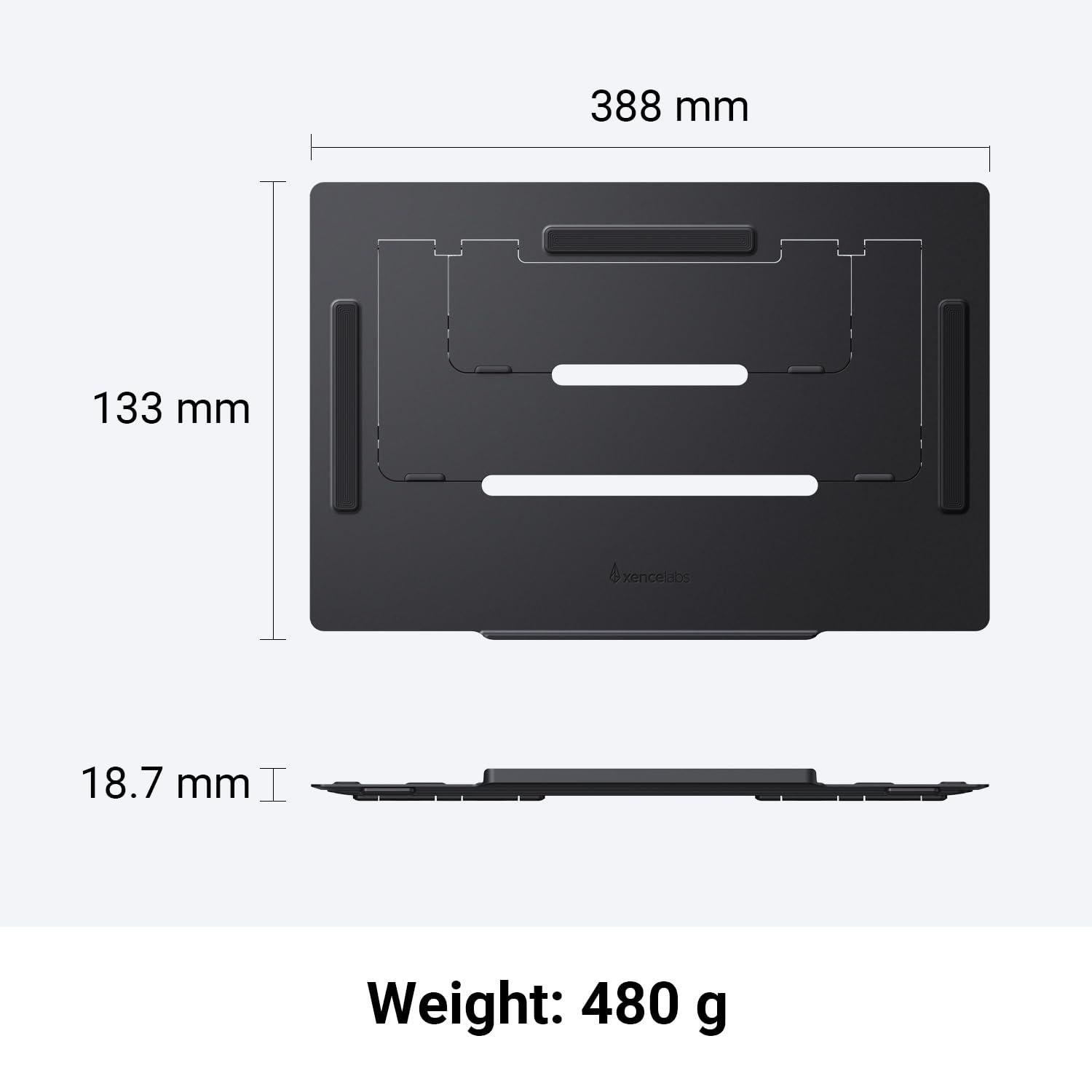 XENCELABS Xencelabs Mobile Easel Stand for Pen Display 16, Adjustable, Foldable Stand with Dual Tilt Angles, Portable Design for Artists and Designers