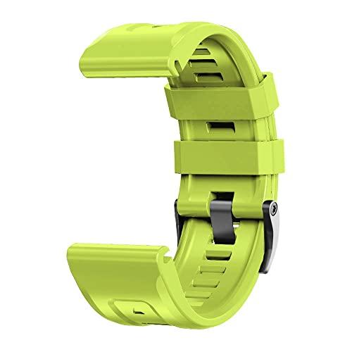FNDWJ FNDWJ Official Silicone Watch Strap For Garmin Fenix 7 7X 5 5X Plus 6 6X Pro 3 3HR Smartwatch Band Watchband Bracelet Epix/Instinct2 (Color : H, Size : QuickFit 22mm)