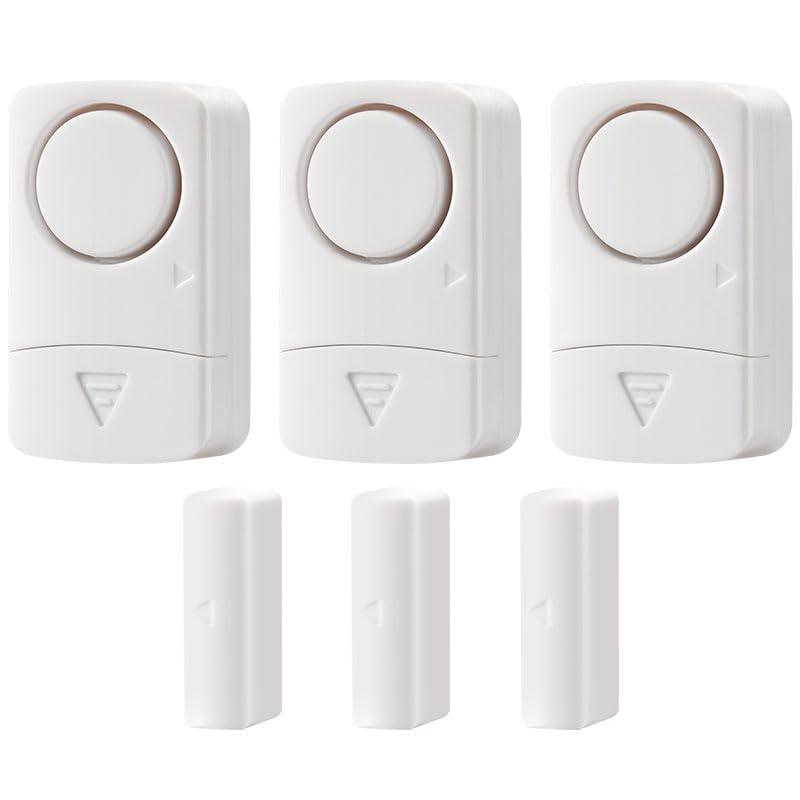 Kofeen Door Window Alarm, Window Sensor Alarm for Home Safety, 120 DB Pool Door Alarm for Kids Safety (3 Pack)