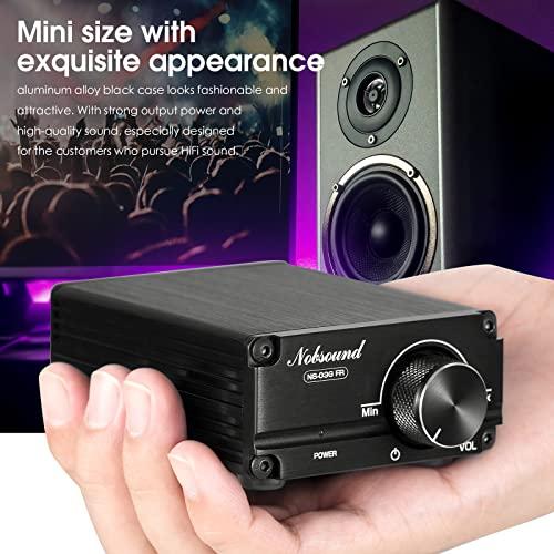 Douk Audio Nobsound 100W Full Frequency Mono Channel Digital Power Amplifier Audio Mini Amp Home Speaker with Power Supply (Black)
