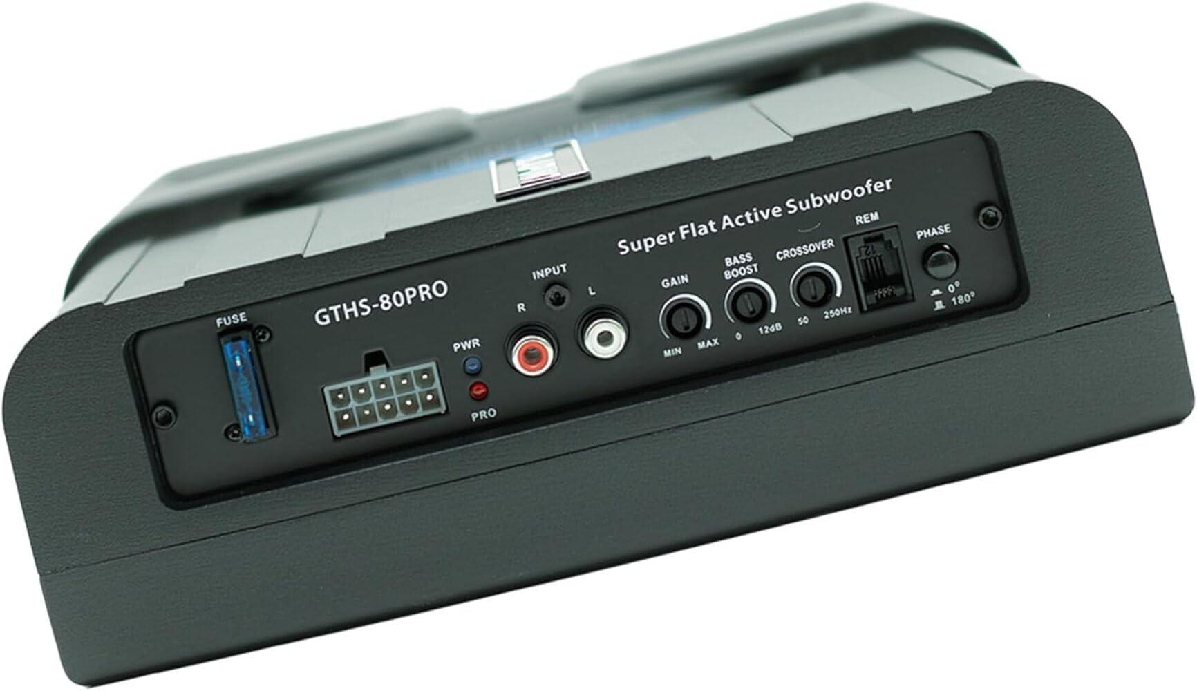 BLAUPUNKT BLAUPUNKT GTHS-80PRO 8" Compact Powered Under-Seat Subwoofer Enclosure