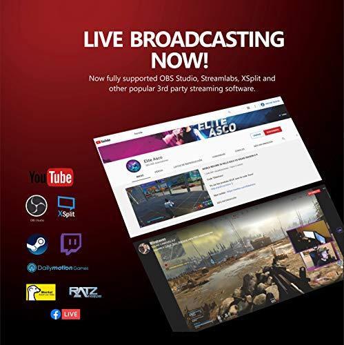 UCEC UCEC CAM NOVA Video Capture Card, 1080P 4K HDMI Video Capture Card, USB 3.0 Cam Link HDMI Capture Device, Live Broadcast Record via DSLR Camcorder Action Cam Live Stream for MacOS X PC Windows 7 8 10