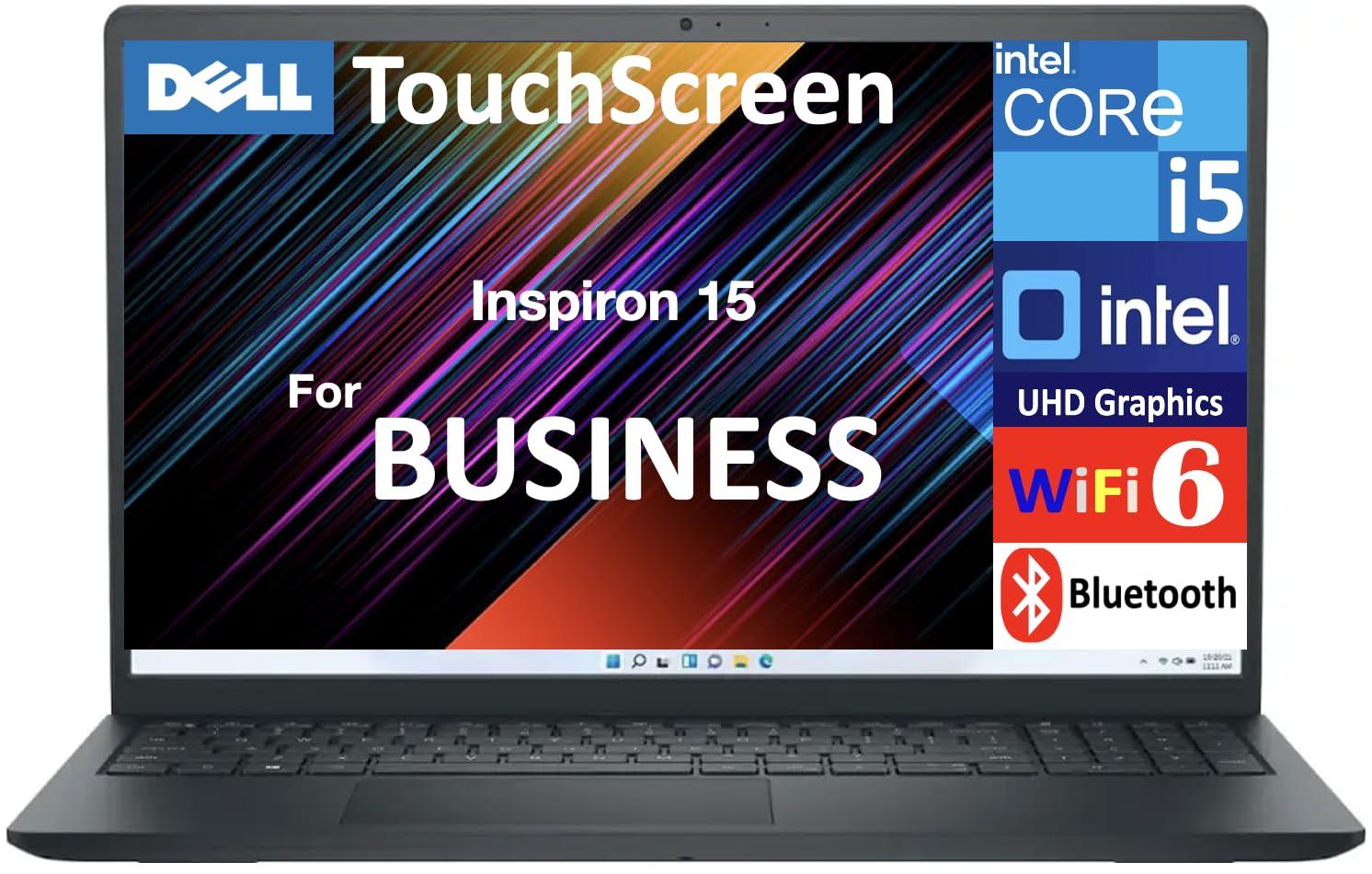 Dell Dell 2025 Inspiron 15 3520 Business Laptop 15.6" Touch Full HD Display (Intel i5-1235U, 8GB RAM, 2TB PCIe SSD, Intel UHD, Wi-Fi, Bluetooth, Numeric Keyboard, Win 11 Home)