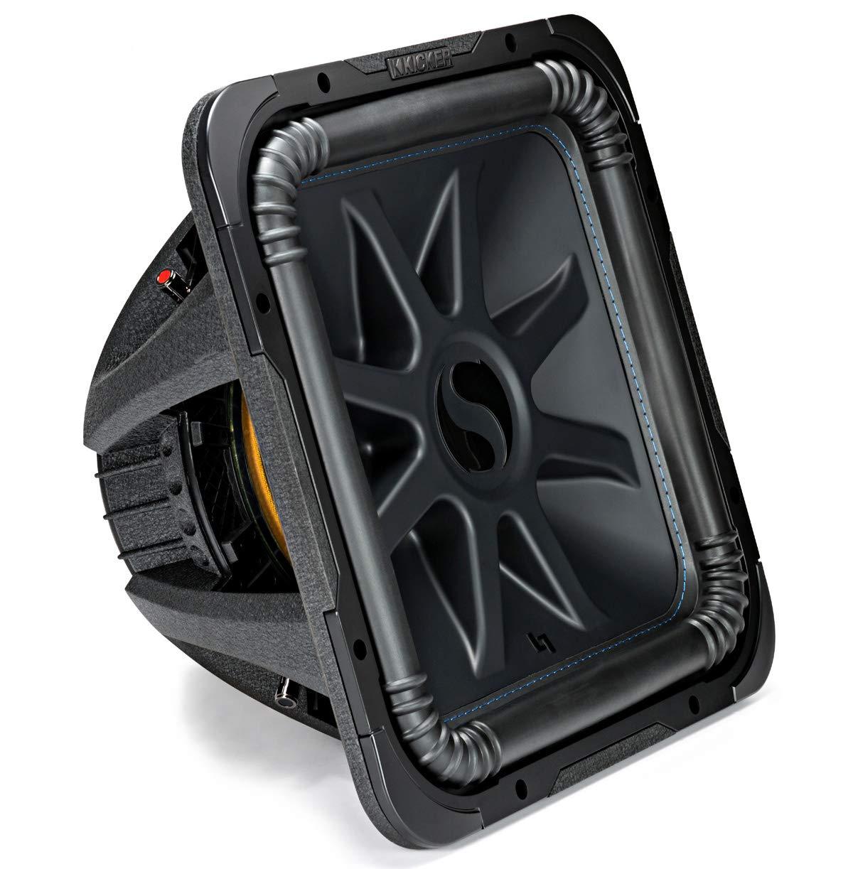 KICKER KICKER 44L7S152 15" Subwoofers with Sealed Sub Box, 46CXA18001 Amp & Install Kit