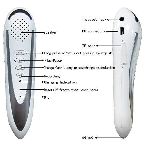 ROYAL WIND The Qur’an Book Point Read Pen-Quran Word by Word with Alu Hard Box M9