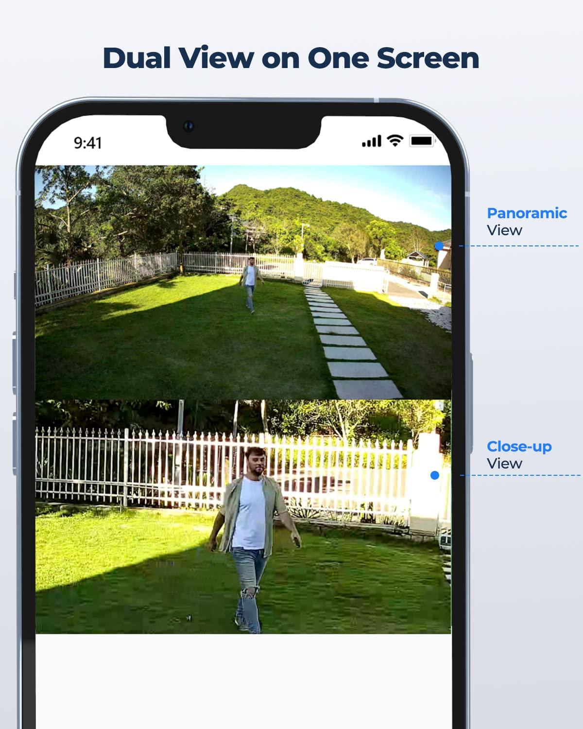 REOLINK REOLINK 12MP Commercial Security Camera System, 4pcs Outdoor PoE Security Camera Color Night Vision, 2TB HDD 8CH NVR, RLK8-1200D4-A Bundle with Trackmix PoE 4K PTZ Auto 6X Hybrid Zoomed Camera
