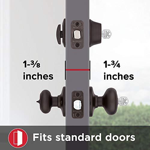 Kwikset Kwikset 690 Cove Entry Knob and Single Cylinder Deadbolt Combo Pack in Venetian Bronze