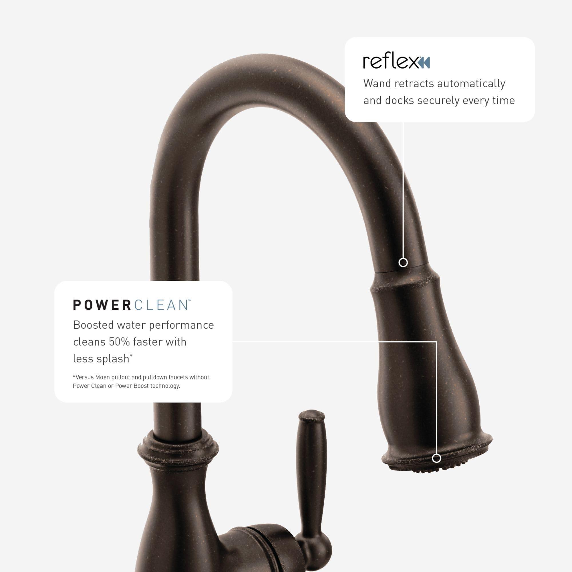 Moen Moen 7594EORB Arbor Kitchen-Sink-faucets, 1 count, Oil Rubbed Bronze