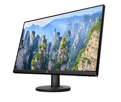 HP HP V27i FHD Monitor | 27-inch Diagonal Full HD Computer Monitor with IPS Panel and 3-Sided Micro Edge Design | Low Blue Light Screen with HDMI and VGA Ports | (9SV92AA#ABA) Black