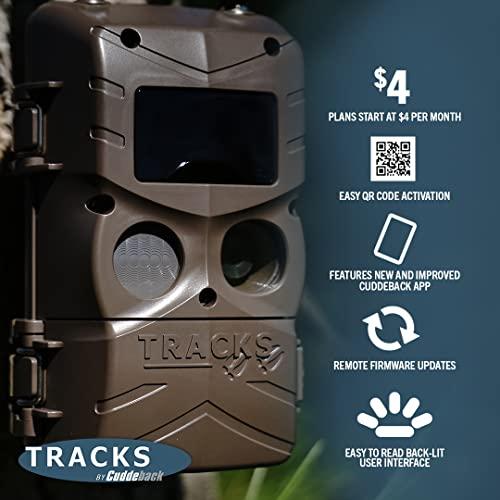 Cuddeback Cuddeback Tracks Black Flash, LTC-3A, Solo Cell Camera, AT&T & Verizon.25 Trigger Speed, Low Glow IR LEDs, Hi-Res Photo Download,Brown