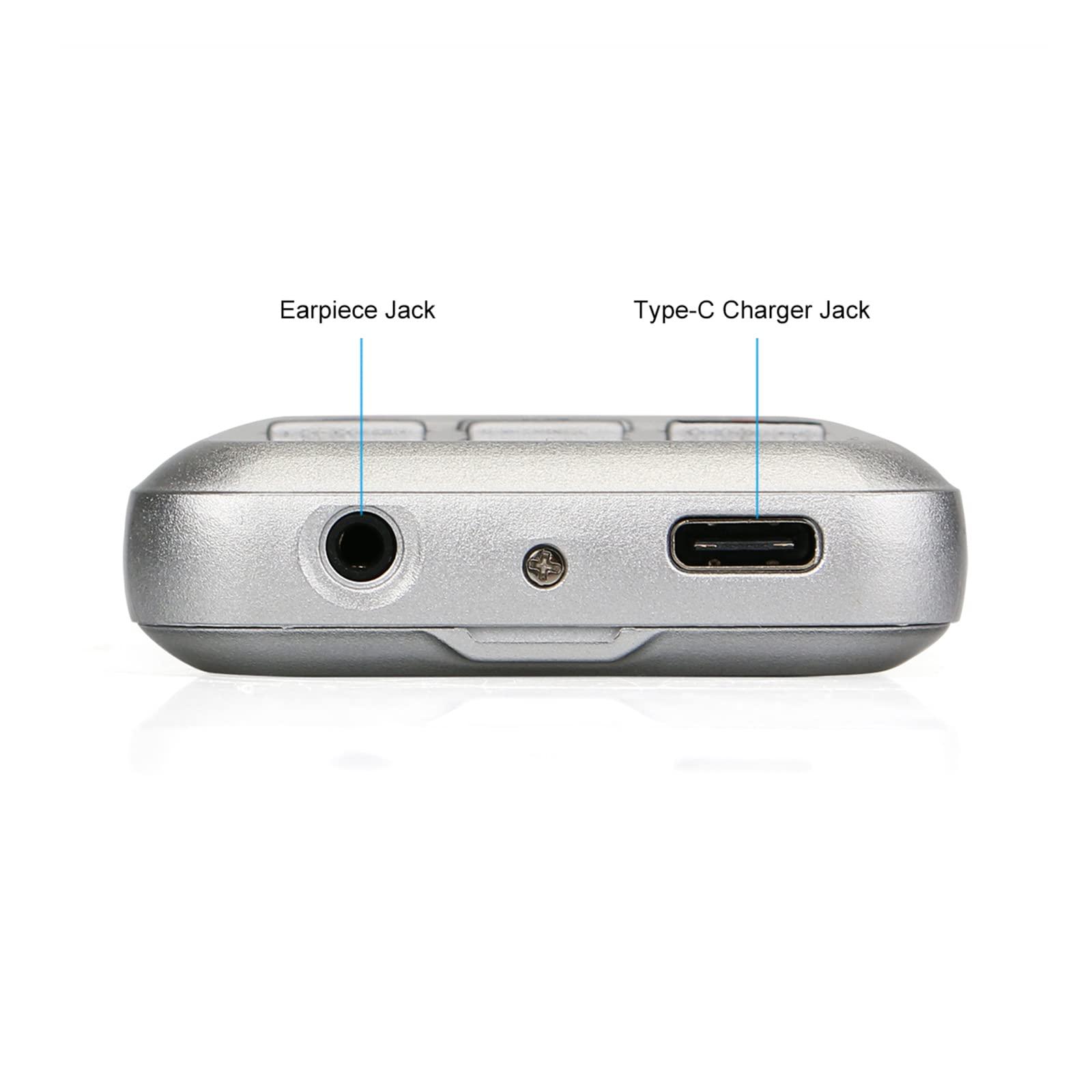 Retevis Retevis RT20 Walkie Talkies for Adults, Wearable Small Walkie Talkie for Seniors Elderly, Loud Sound, FM, Compact Mini 2 Way Radios for Healthcare Hospital Biking Camping Skiing Gift(3 Pack)