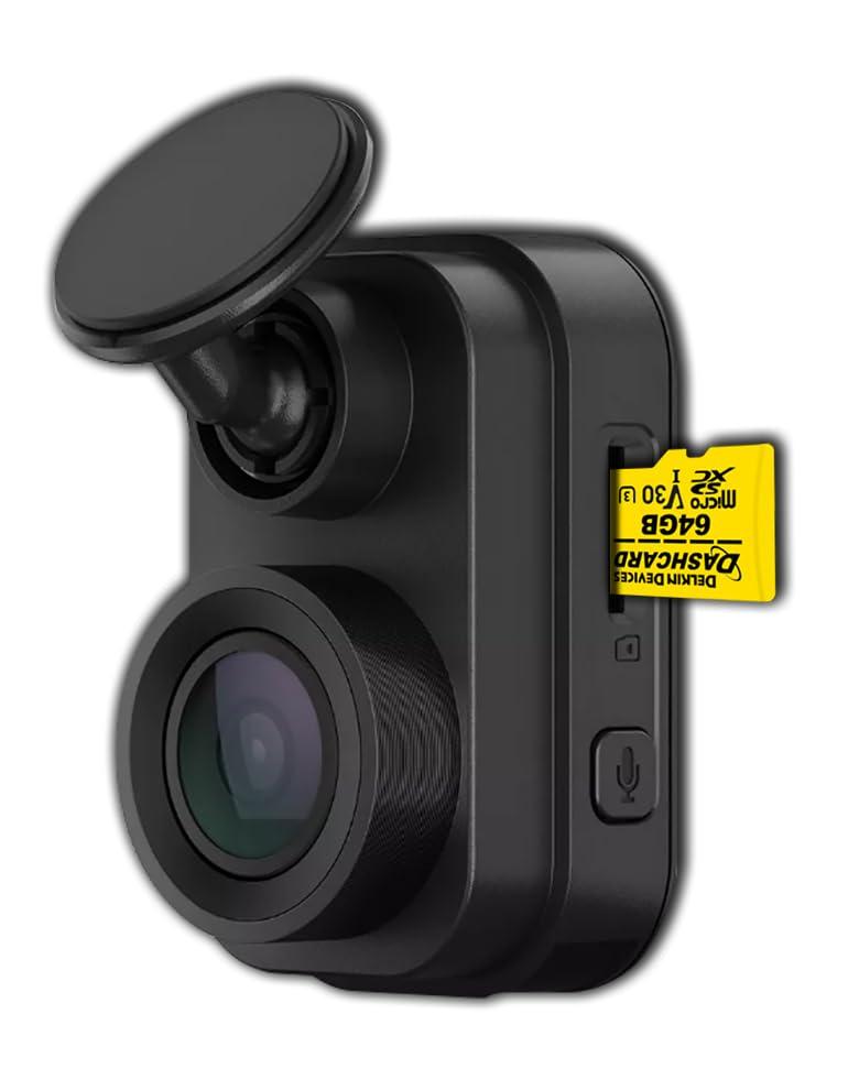 Delkin Devices Delkin 64GB Micro SD Card UHS-I (U3/V30) microSDXC with Adapter | Dash CAM Card Ultra-High Speed Class 10 Micro SD Card for Dash Cam, Security Camera, GoPro, Wyze, Digital Camera
