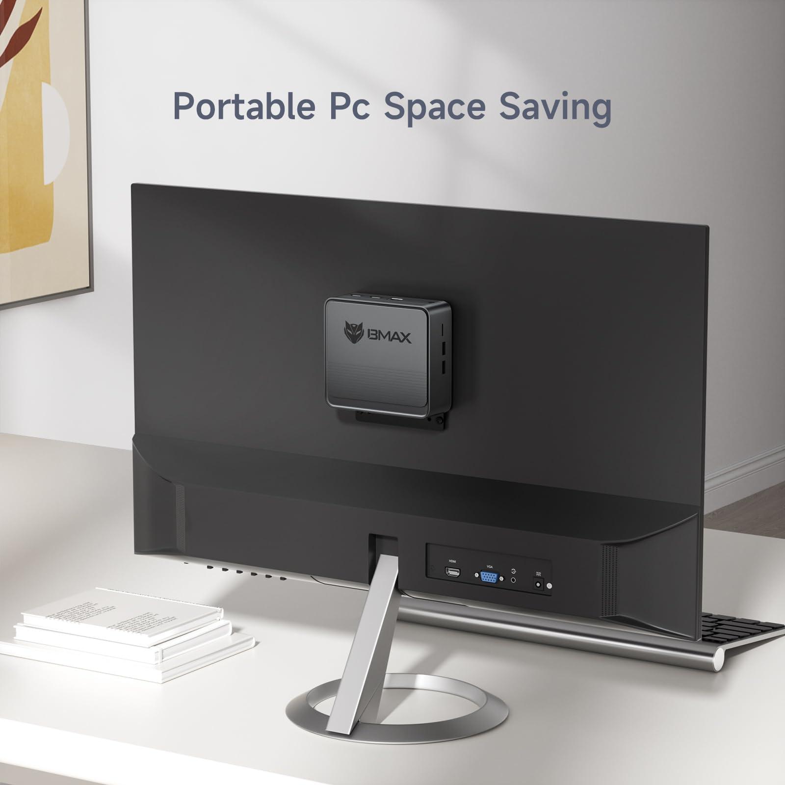 Bmax Bmax B3 Mini PC 256GB SSD 8GB DDR4, Intel 11th Gen N5095 Processor (up to 2.9GHz) 4C/4T, Auto Power On Mini Desktop Computer WiFi/BT5.0/HDMIx2 Support 4K Dual Screen Display, Wake On LAN