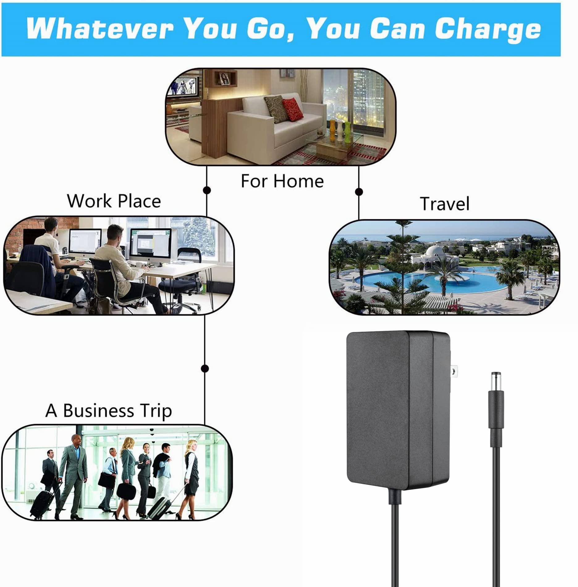 Jantoy Jantoy 12V 3A AC Adapter for ADVUEU EZ15D LCD Monitor Netbook Charger Power Supply Cord