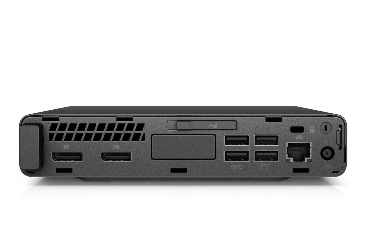 HP HP Prodesk 600 G4 Desktop Micro Mini PC (Intel Hex Core i5-8500T 2.1Ghz, 16GB DDR4 Ram, 256GB SSD, DisplayPort, USB 3.0, USB-C) Win 10 Pro (Renewed)